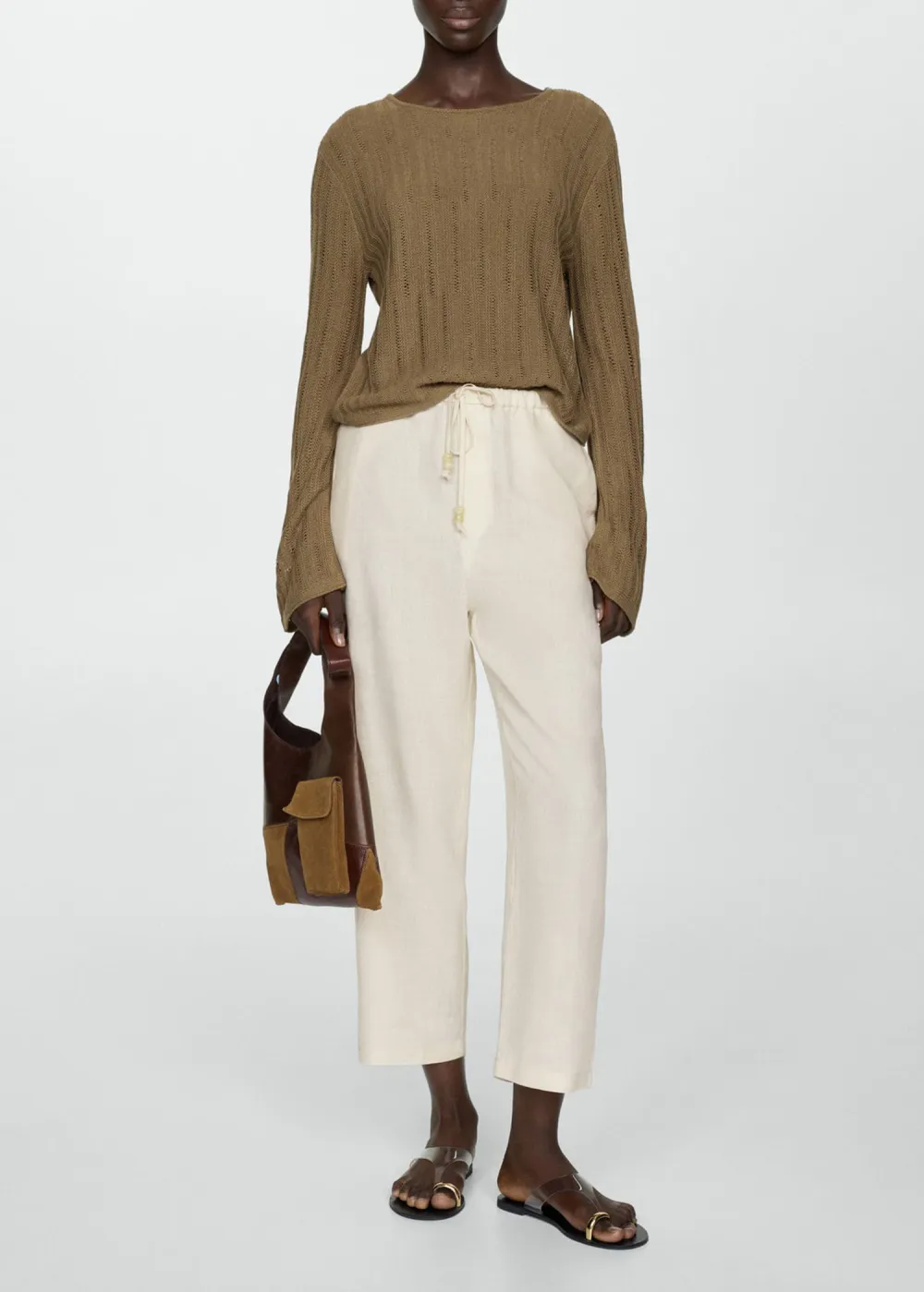 100% linen pants