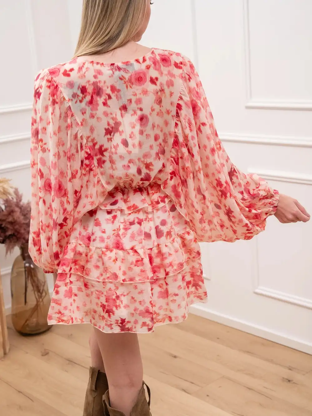 Flowing Midi Tiered Skirt