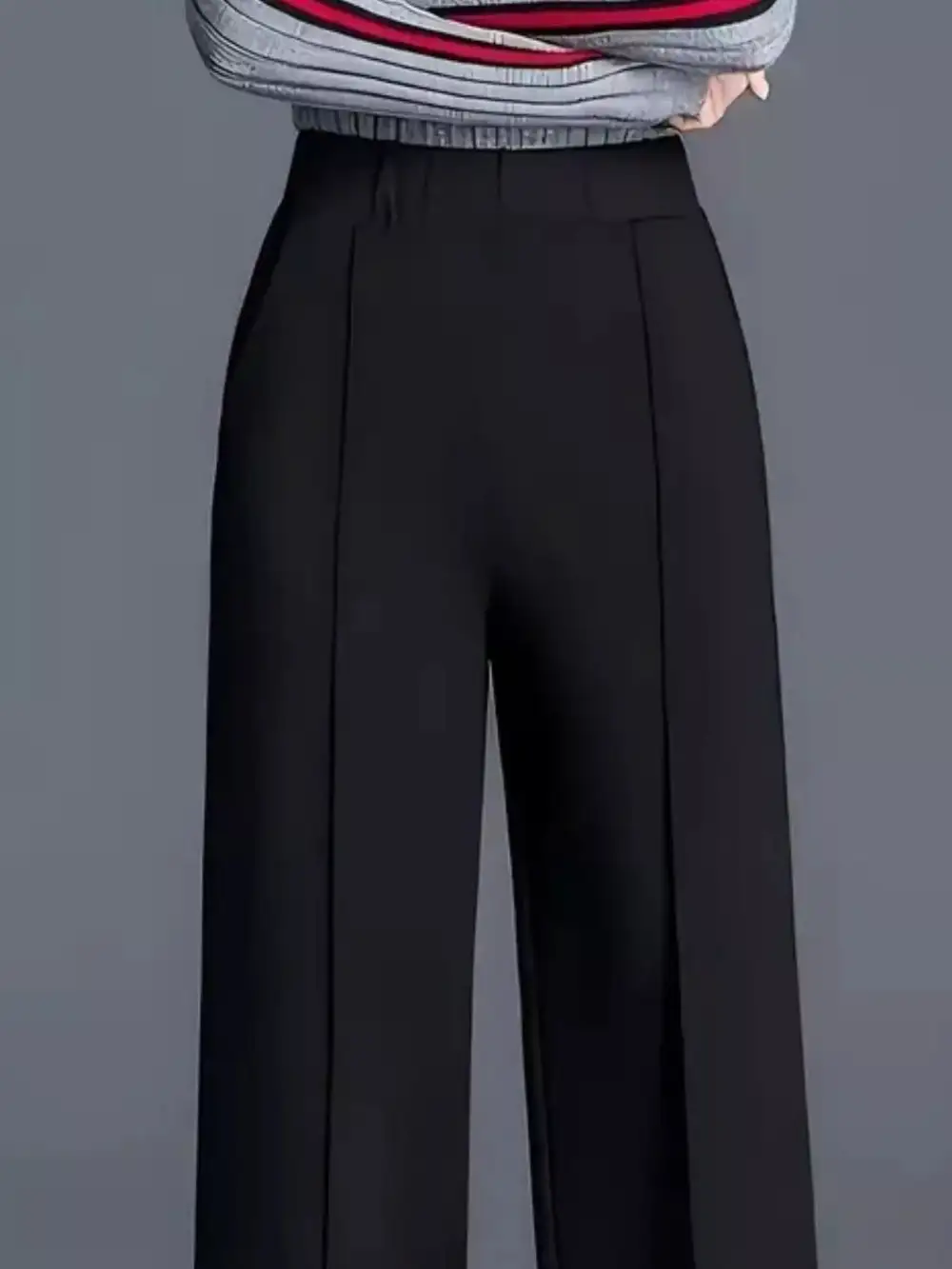 Easygoing Wide Leg High Waist Pants