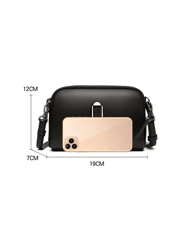 Urban Casual Leather Crossbody Bag