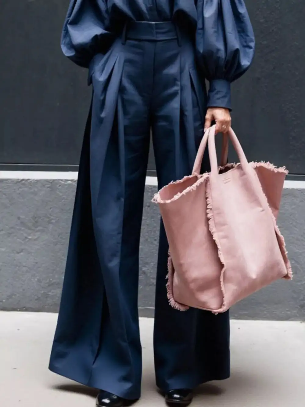 Wide Leg Lantern Jumpsuit