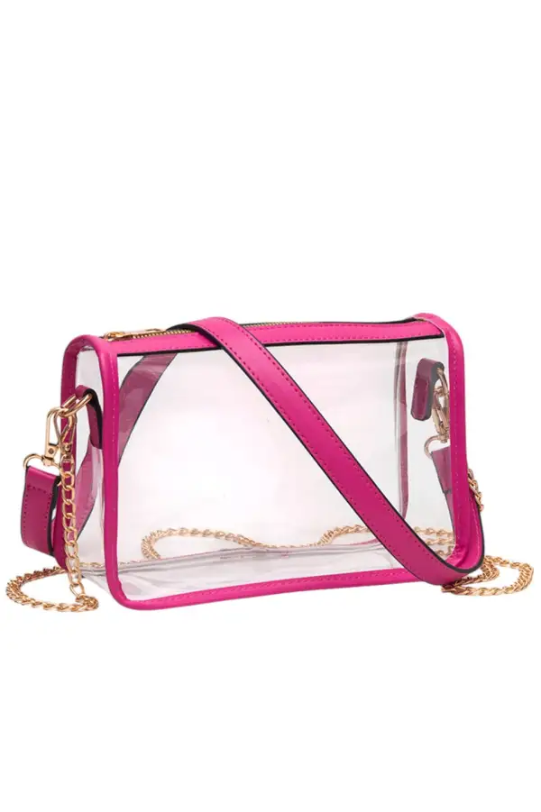 Rectangle Stadium Crossbody Bag