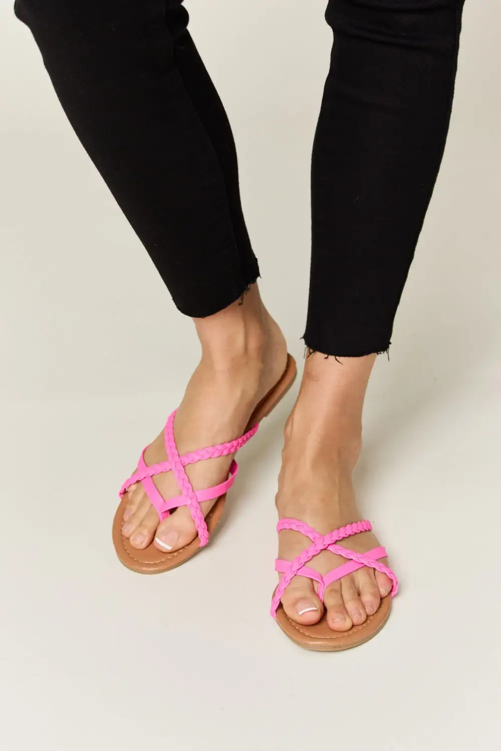 Crisscross Pu Sandals