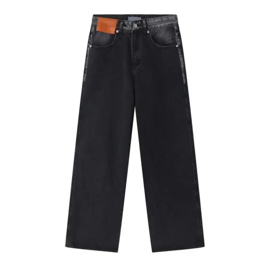 Wide Leg Jeans with Pockets Jeans