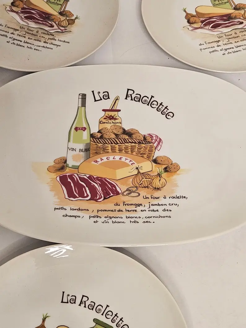 Raclette plates