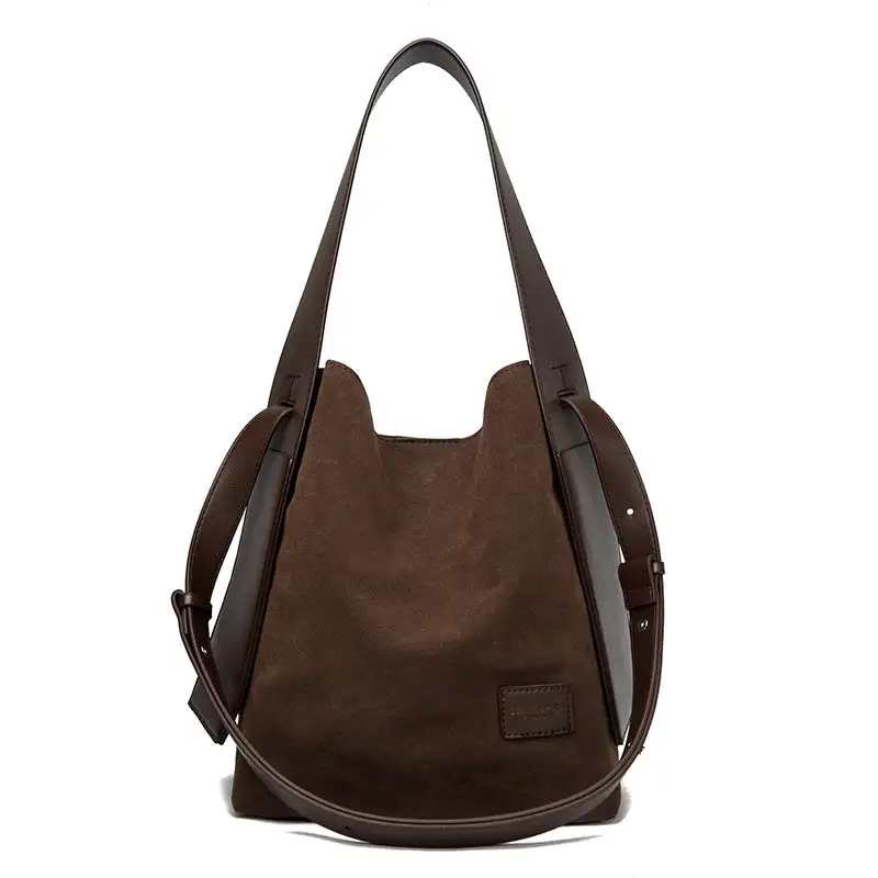 Commuter Suede Tote Bag