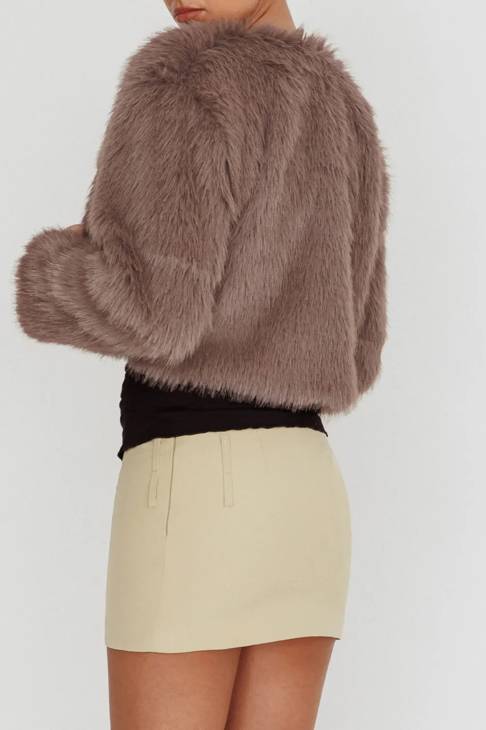 Short Soft Fluffy Coat