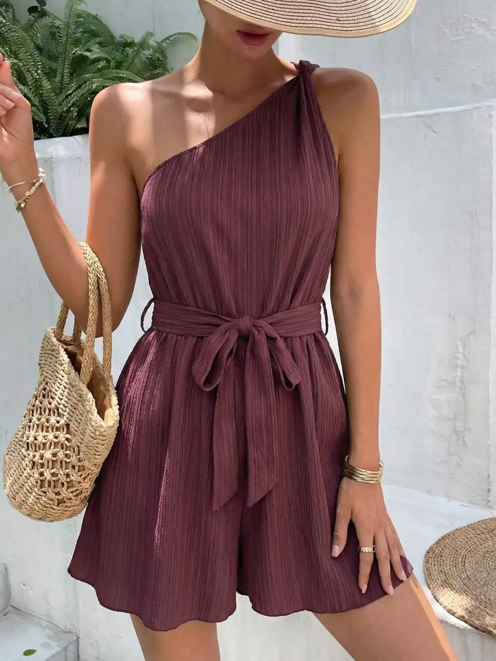 Jumpsuit Shoulder Romper