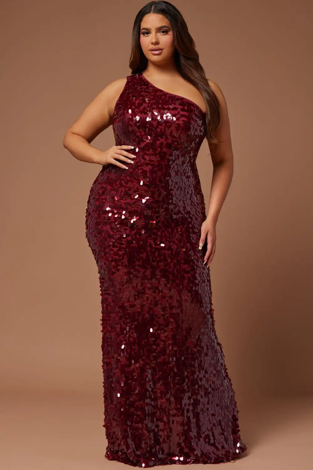 Karmen Payette Gown - Wine