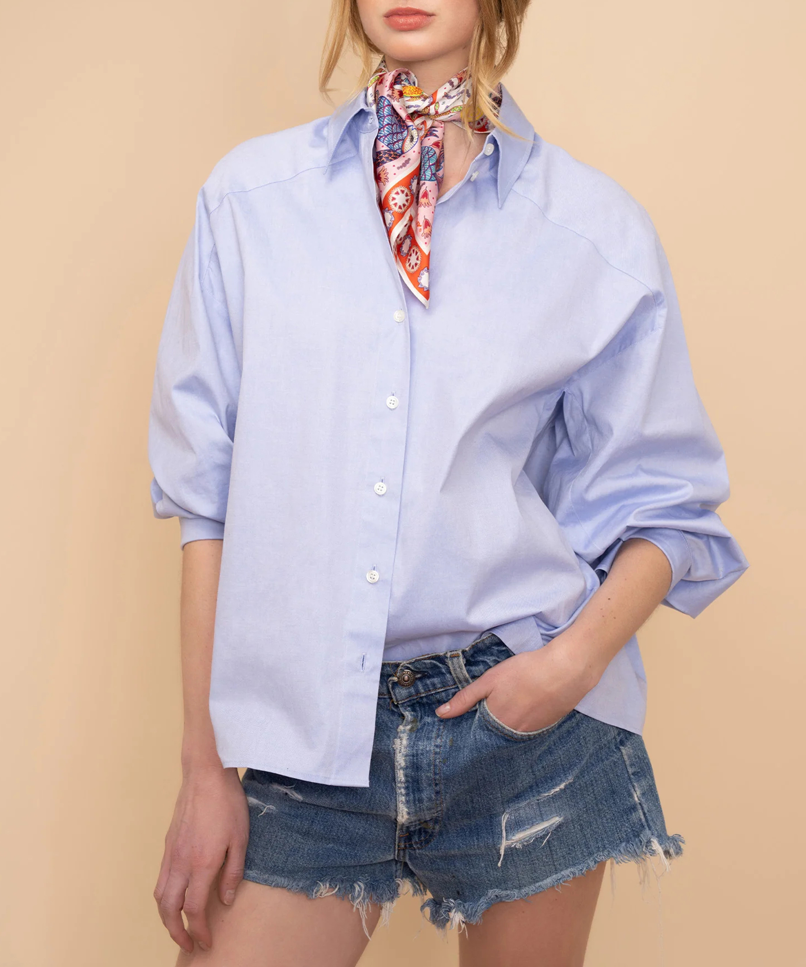Nautical Design Daily Silk Bandana