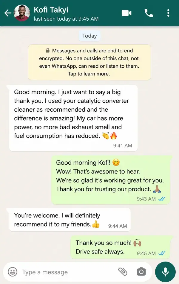 Carbon removal ternary catalytic cleaning agent