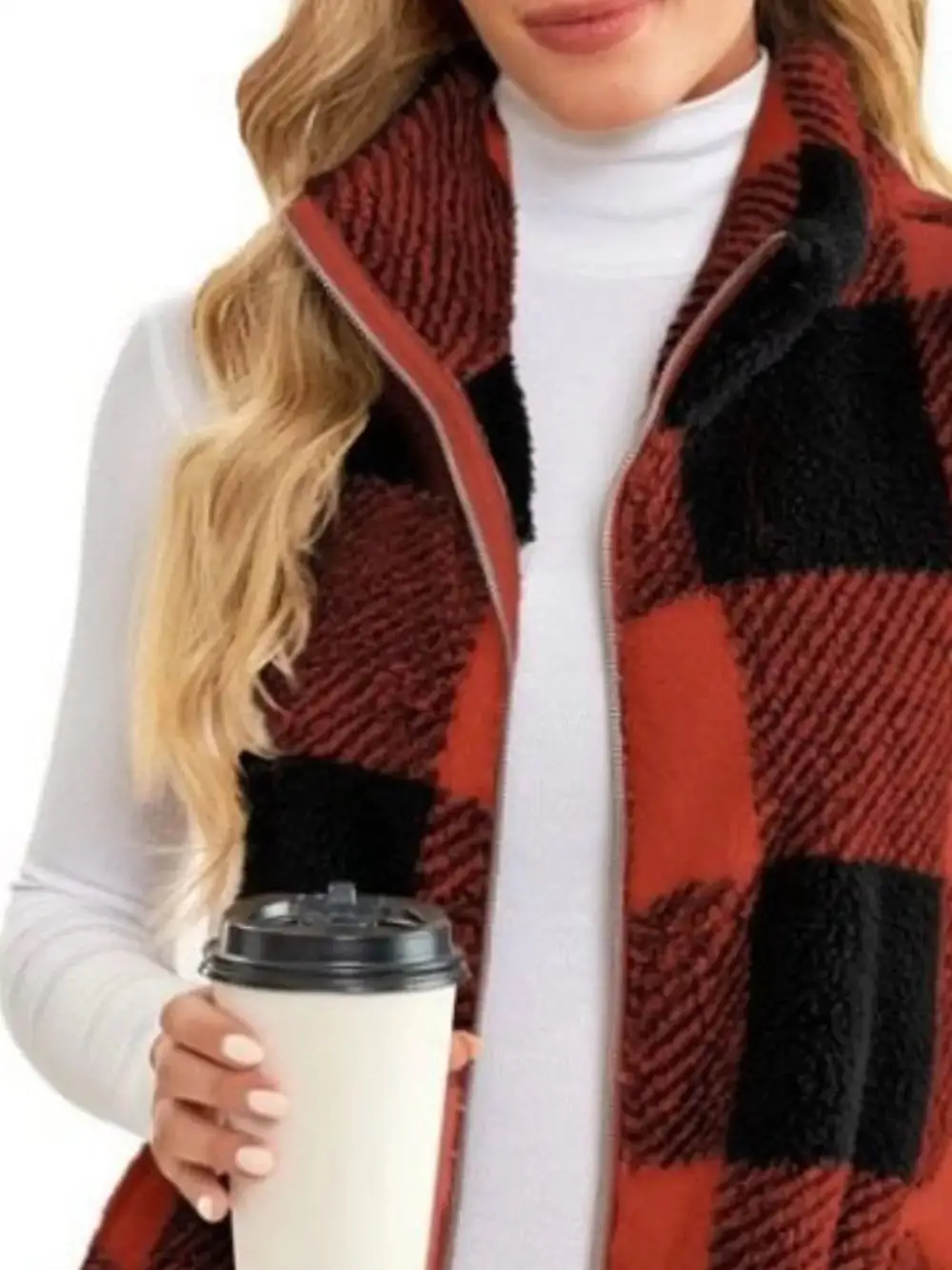 Full Size Color Block Zip