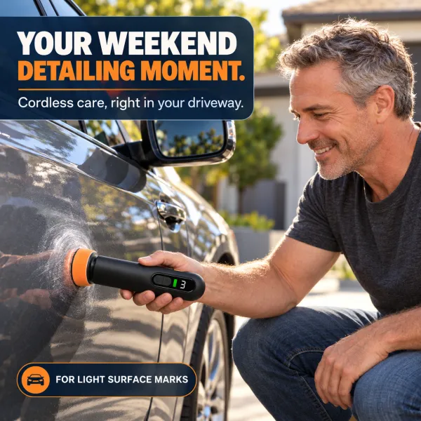 🚗 Cordless Car Polisher Kit – 3-Speed Paint & Glass Care