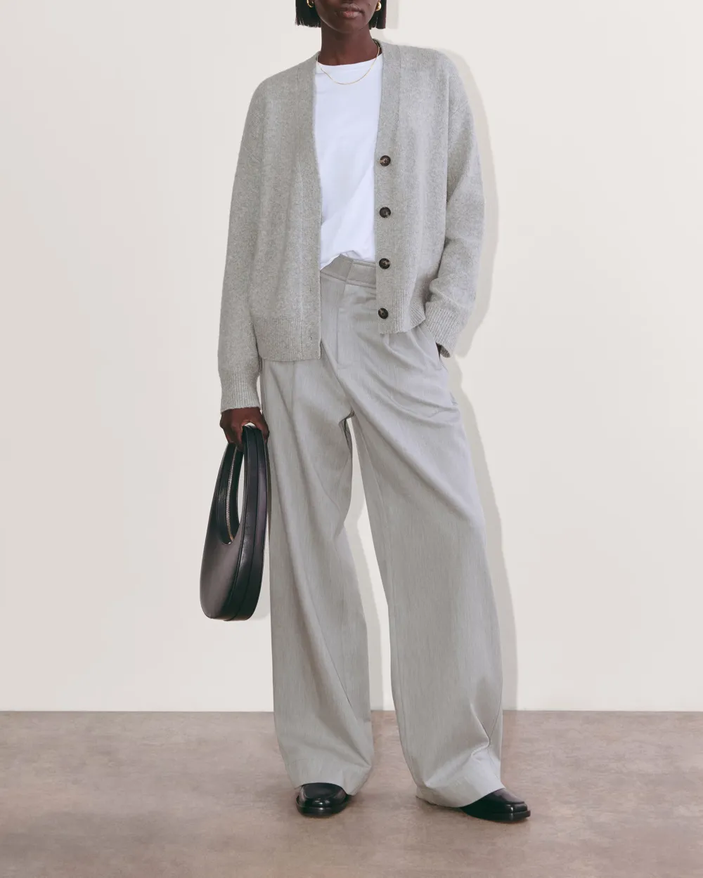 The Cocoon Cardigan In Plush Cotton
