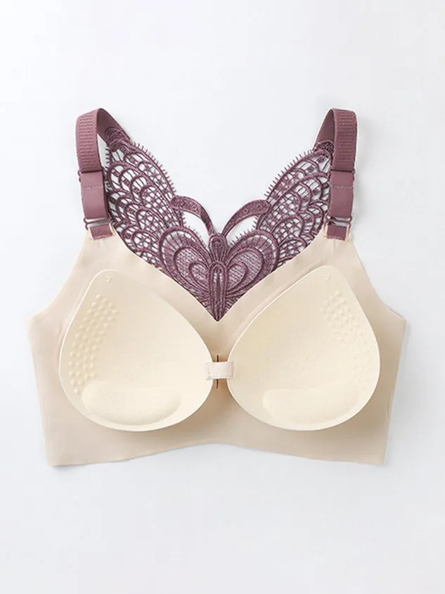 Woman Breathable Comfortable Butterfly Seamless Bra