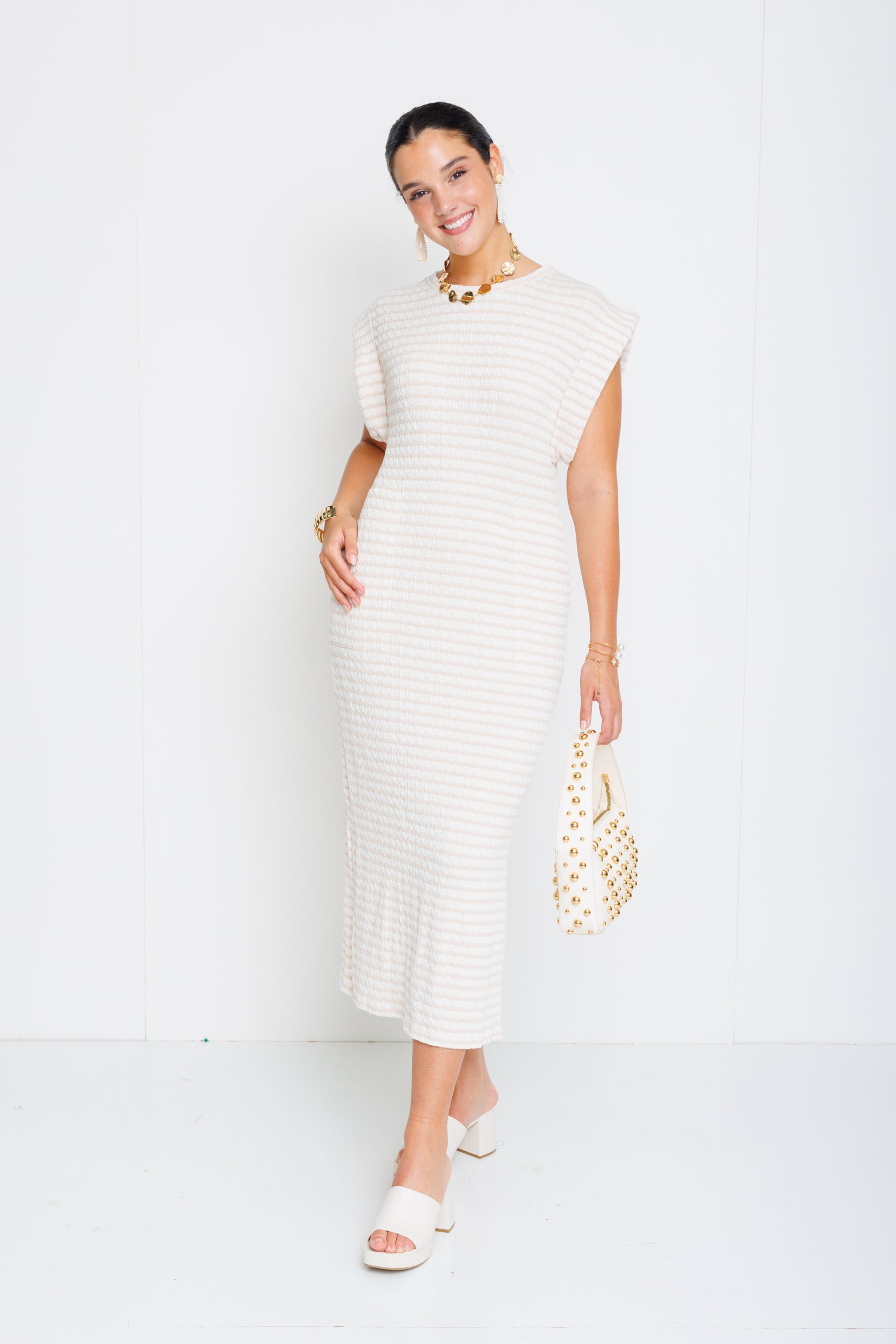 Keep It Simple Maxi Dress, NATURAL