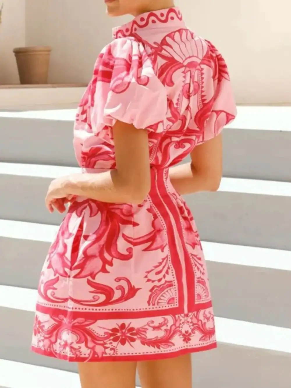 Button Front Strapless Coordinated Set