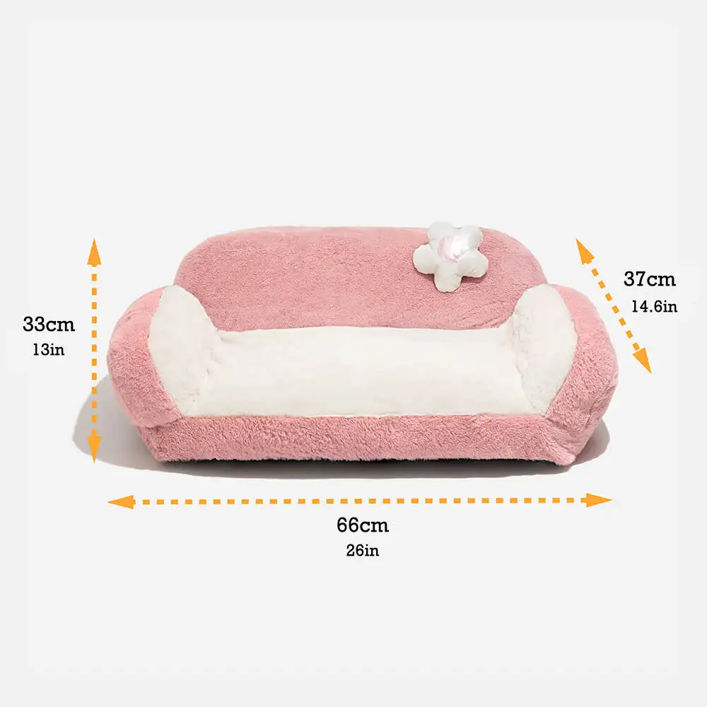 Fashion Leisure Plush Warm Cat Sofa Bed