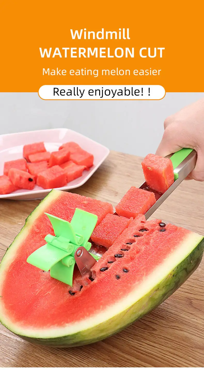 (Store Closing Sale) Stainless Steel Watermelon Slicer