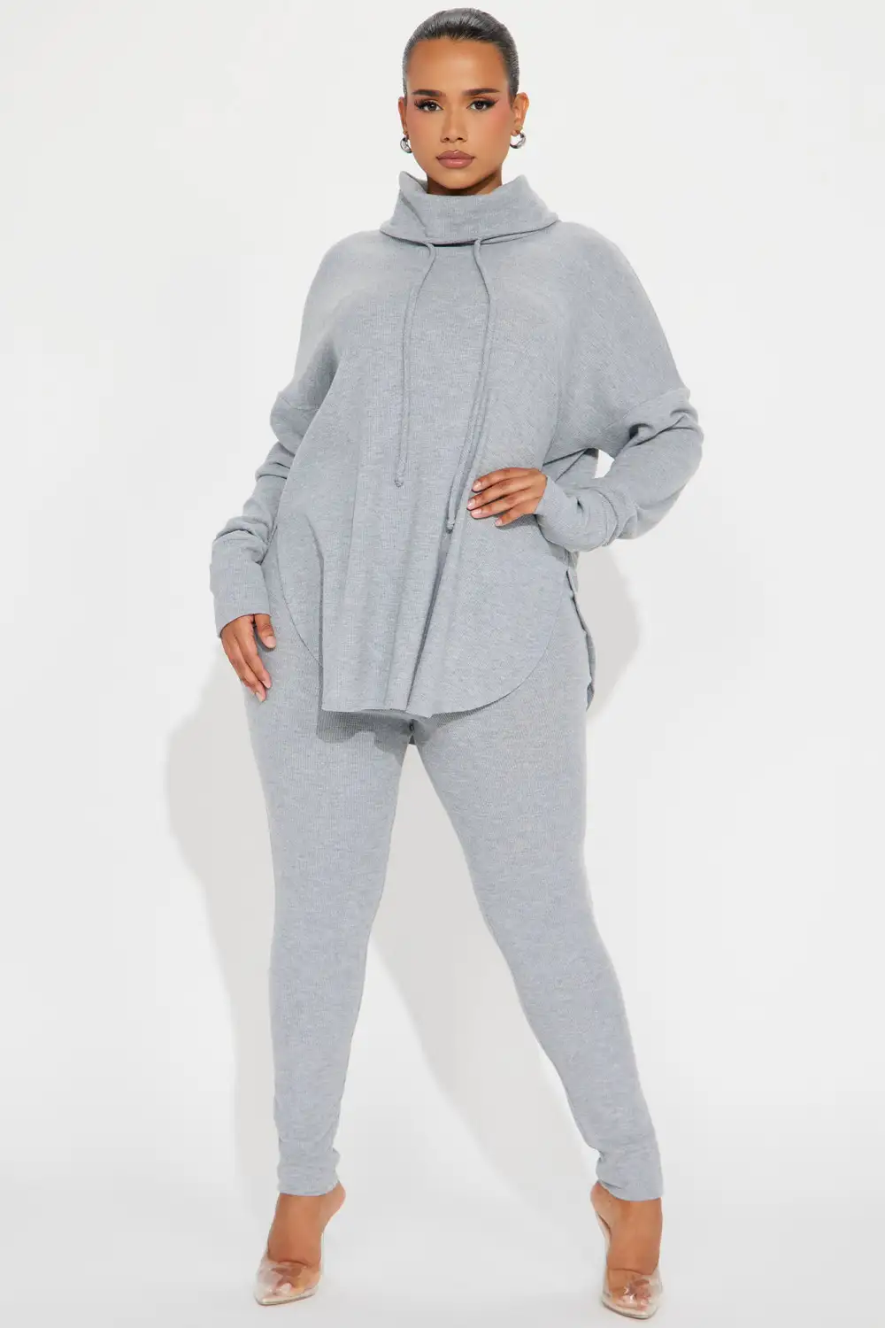 Raegan Legging Set - Heather Grey
