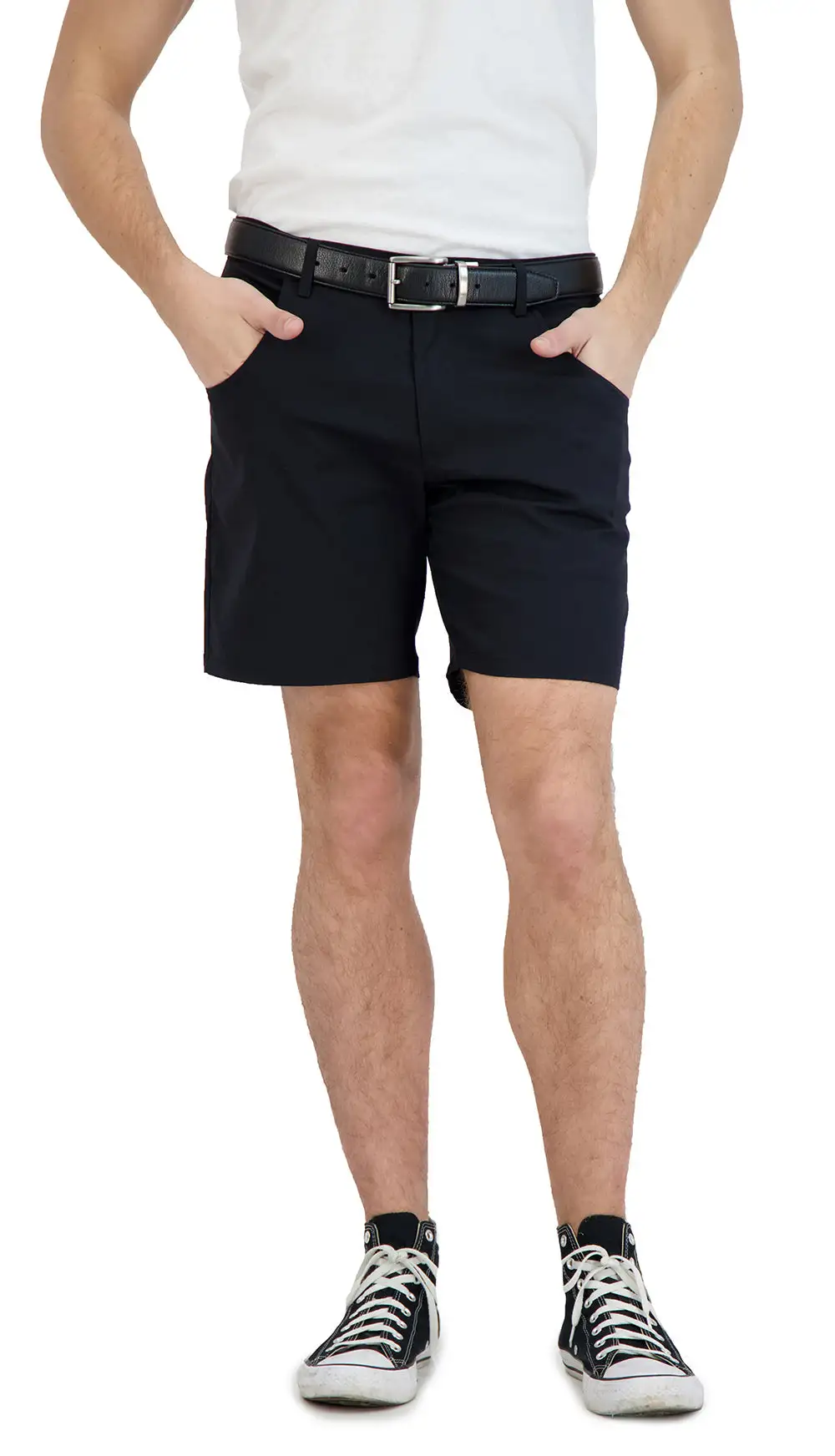 Stretch Denim Shorts