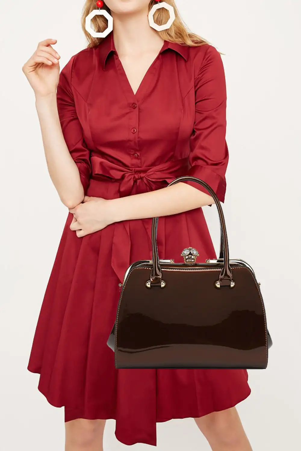 Patent Satchel Bag