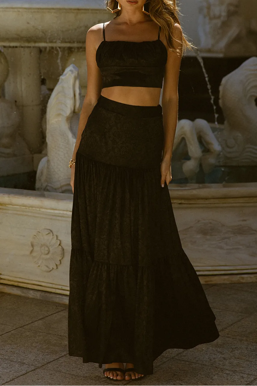 Strapless Satin Feel Cropped Bralette Top