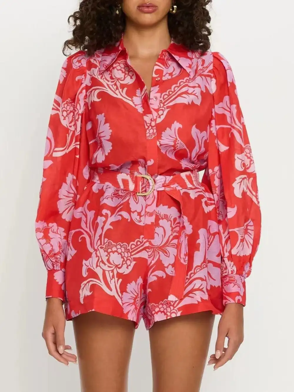 Modern Jumpsuit Printed Romper