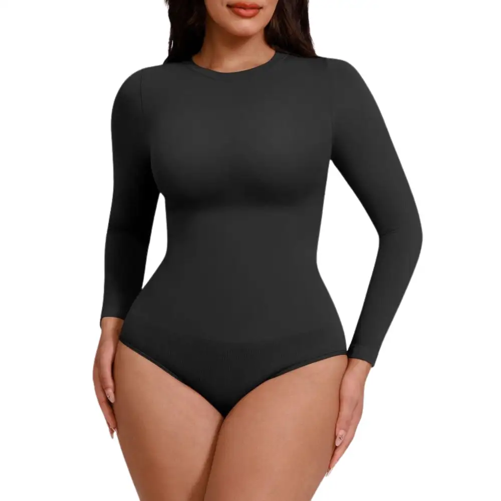 Contour Fit Long Sleeve Shaping Bodysuit
