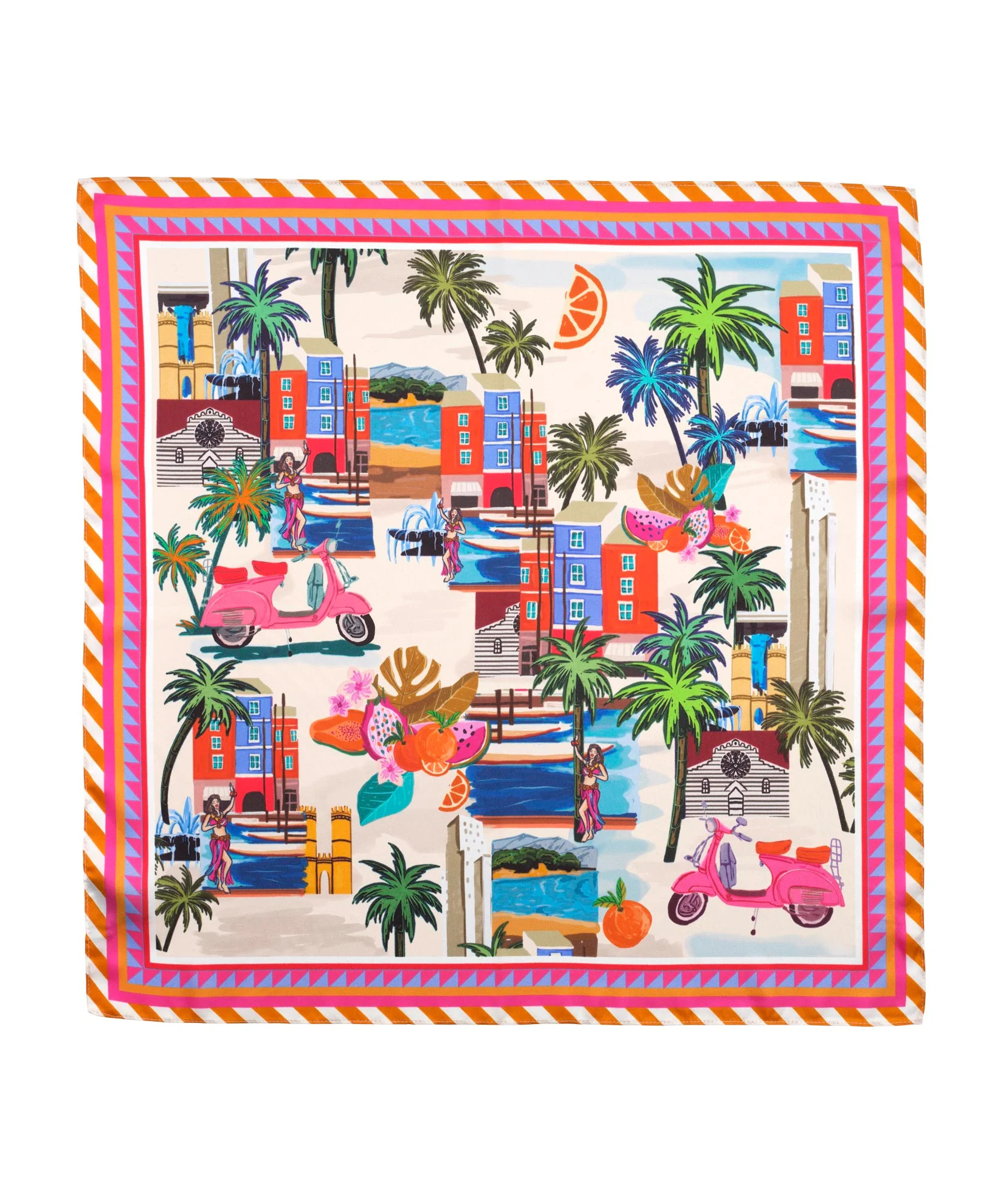 Versatile Styling Casual Style Silk Bandana