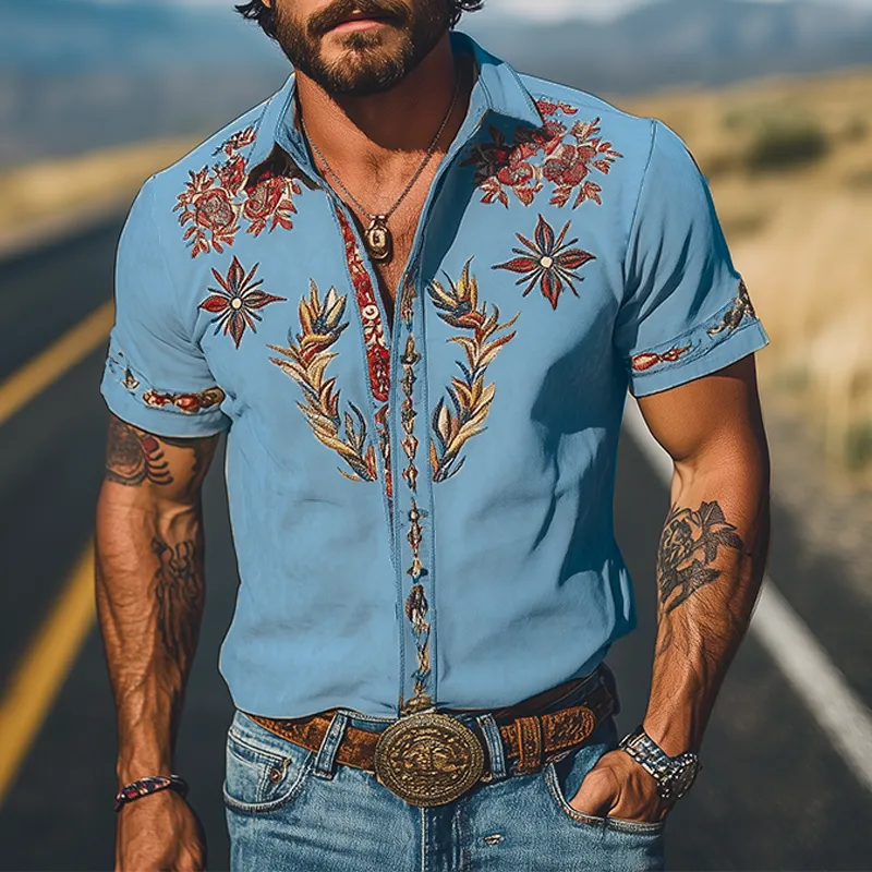 Relaxed Button Suede Shirt