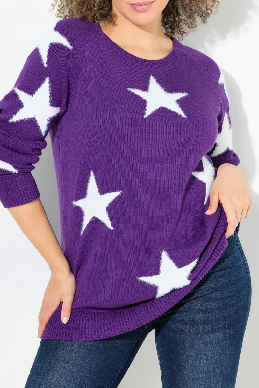 Pentagram Contrasting Sweater