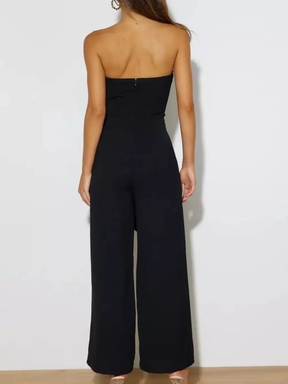 Everyday Wide Leg Contrast Jumpsuit