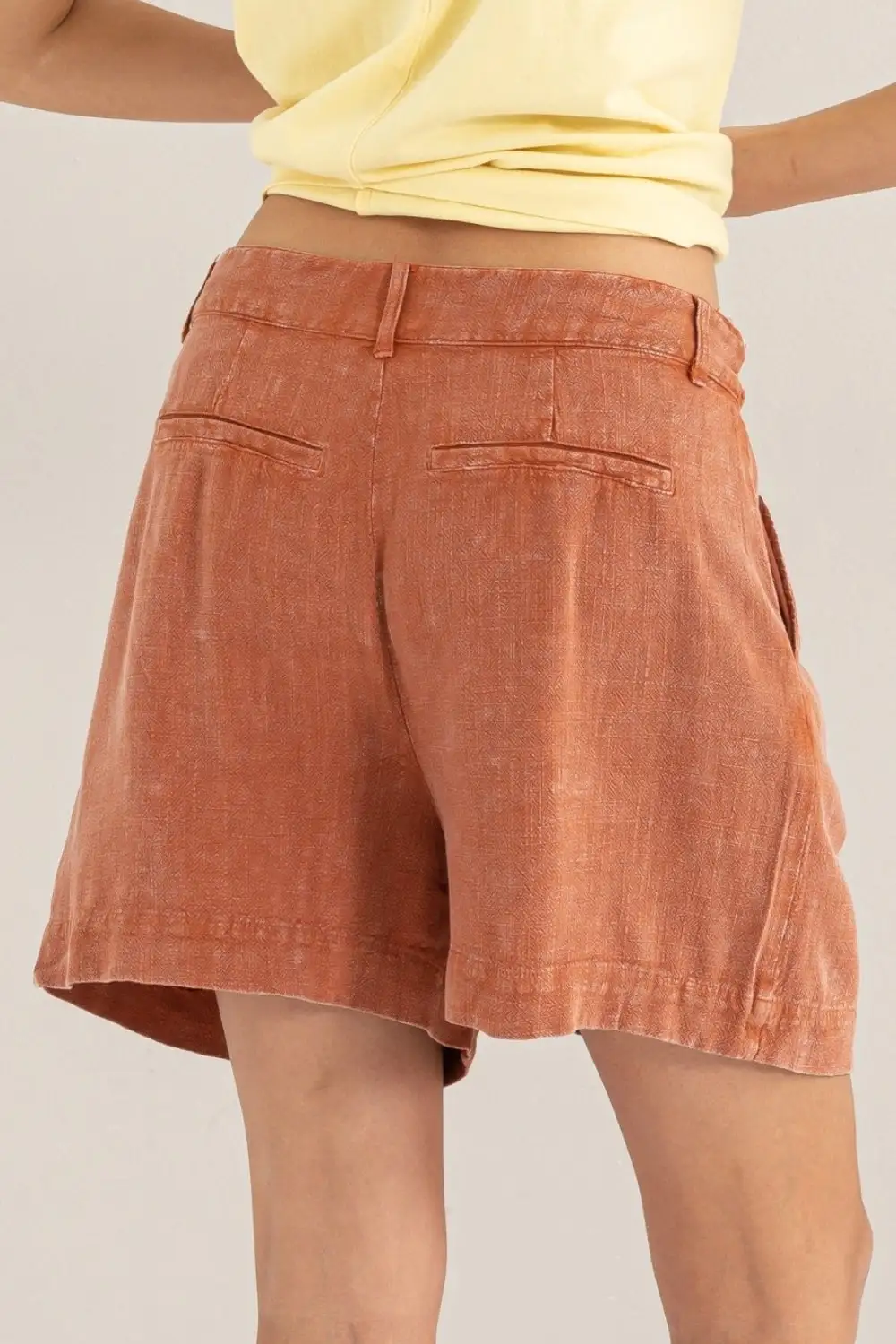 Weekend Pleated Front Shorts