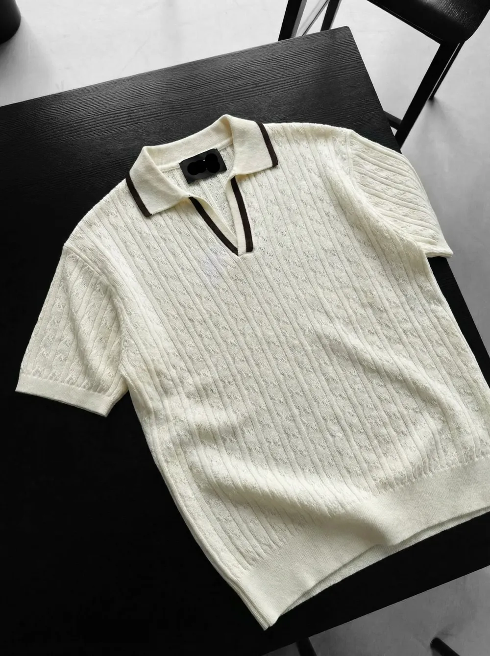 Relaxed Polo Collar T-Shirt