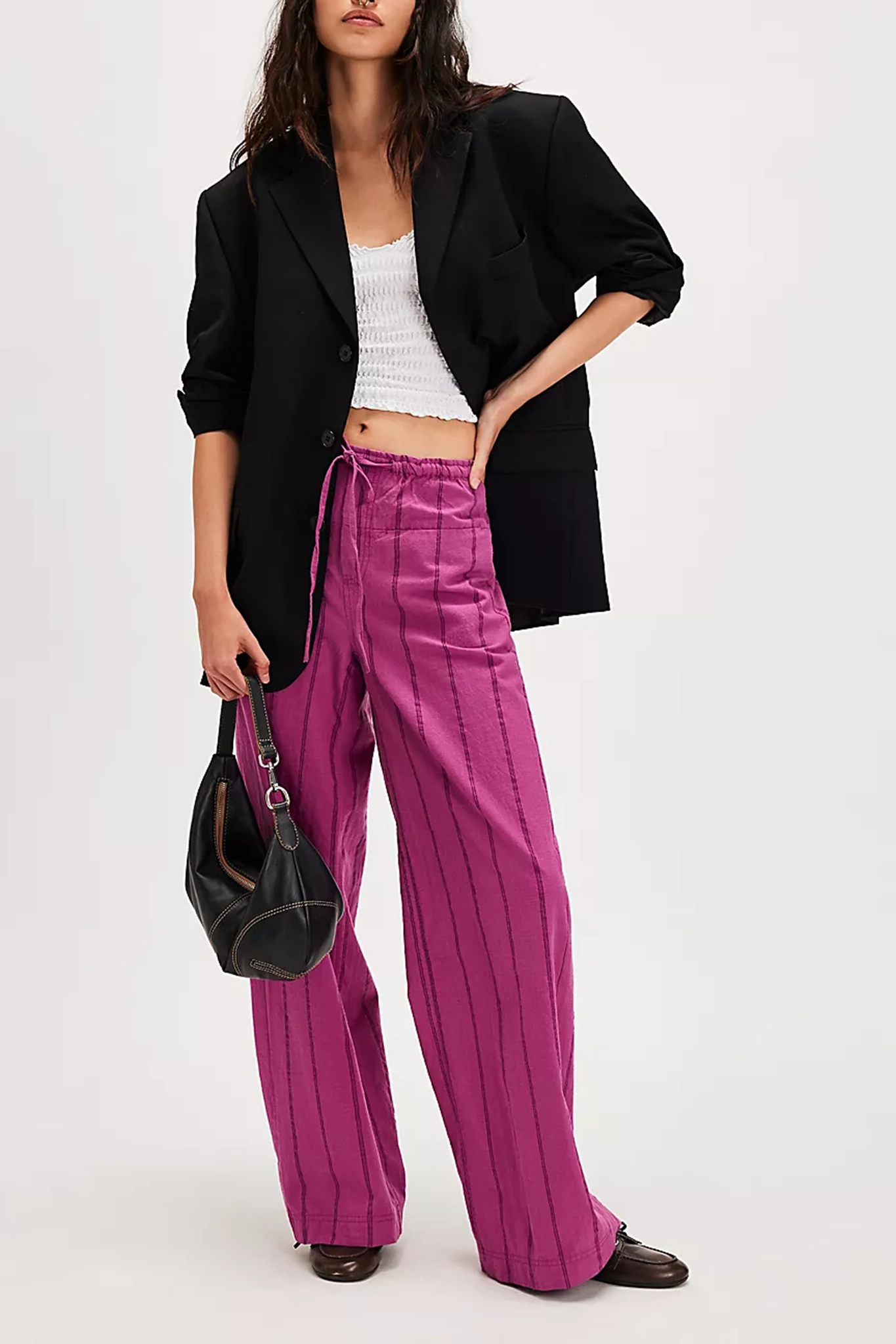 Striped Wide Leg Pants