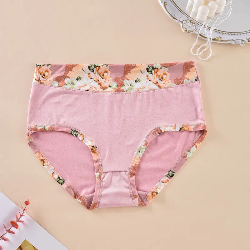 Plus Size Print Breathable Panty