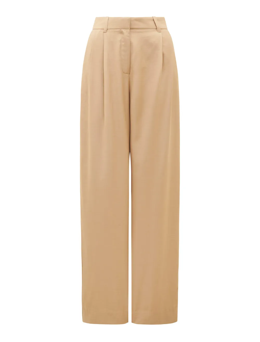Pleated Wide-Leg Pants