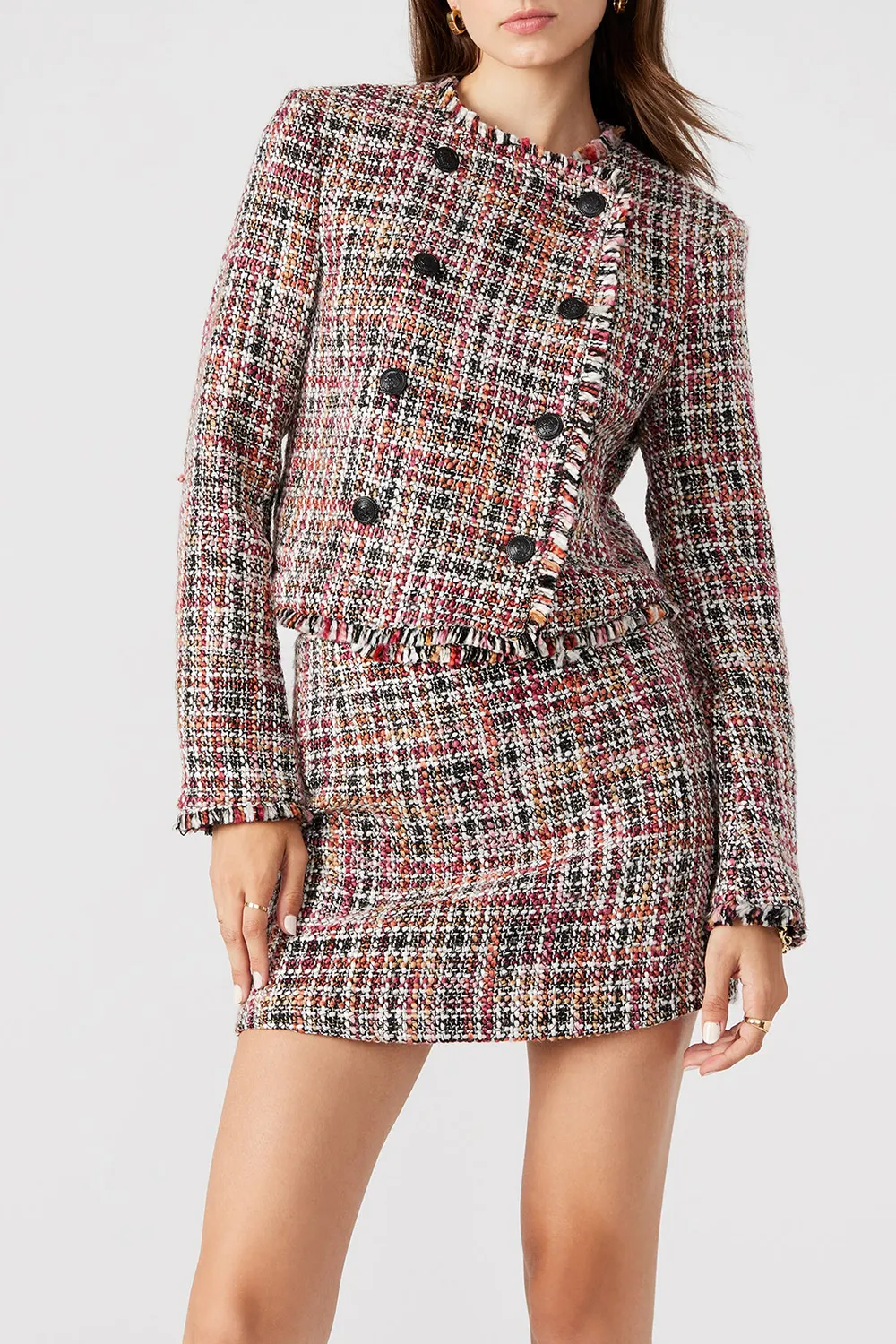 JACKET RED MULTI