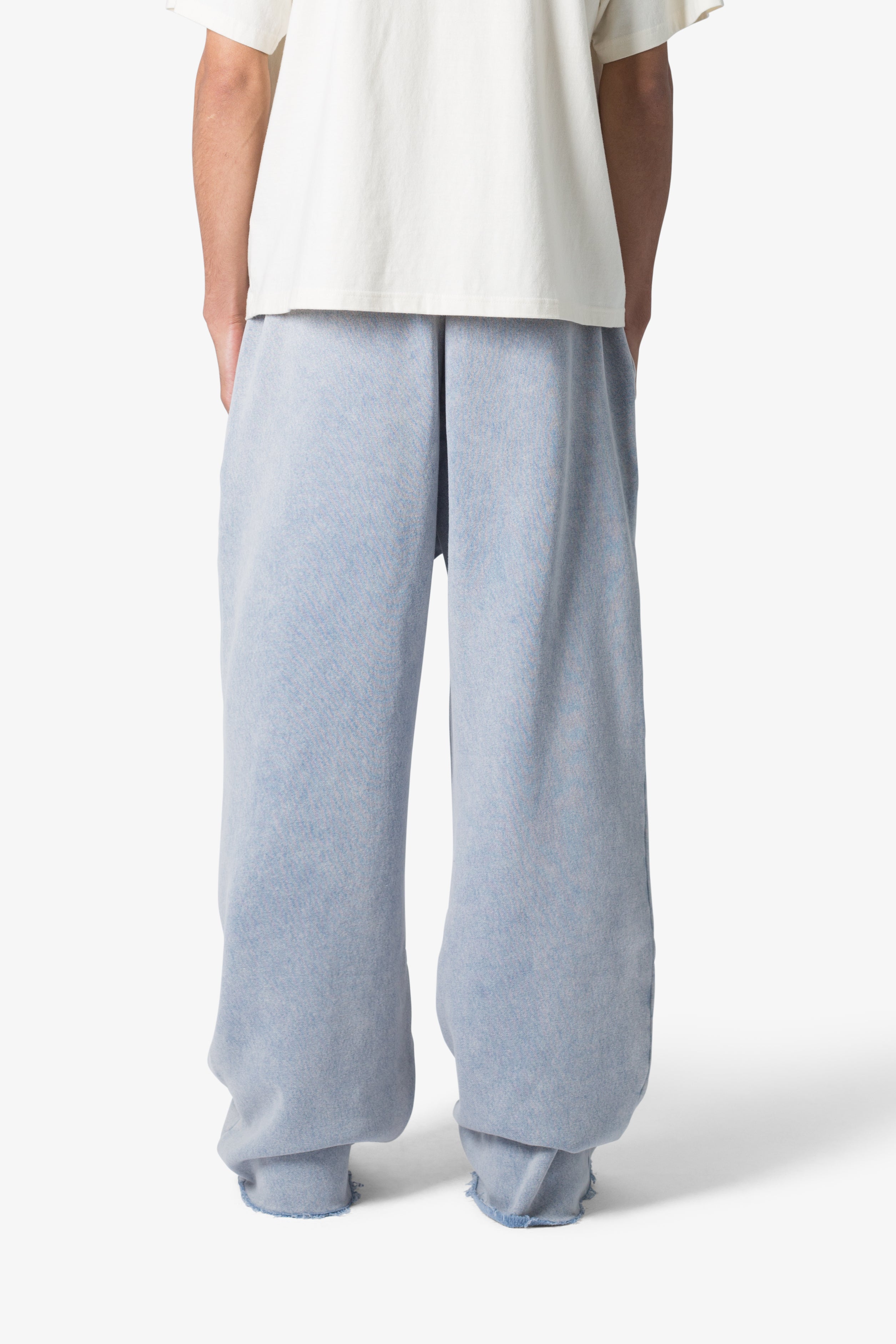 Washed Ultra Baggy Sweatpants - Washed Light Blue