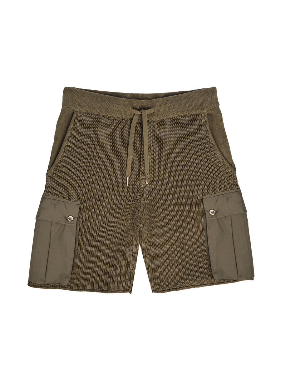 RELAXED OPEN STITCH TIPPED KNITTED SHORTS