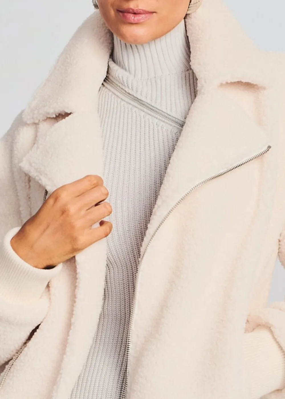 Soft Teddy Fabric Jacket