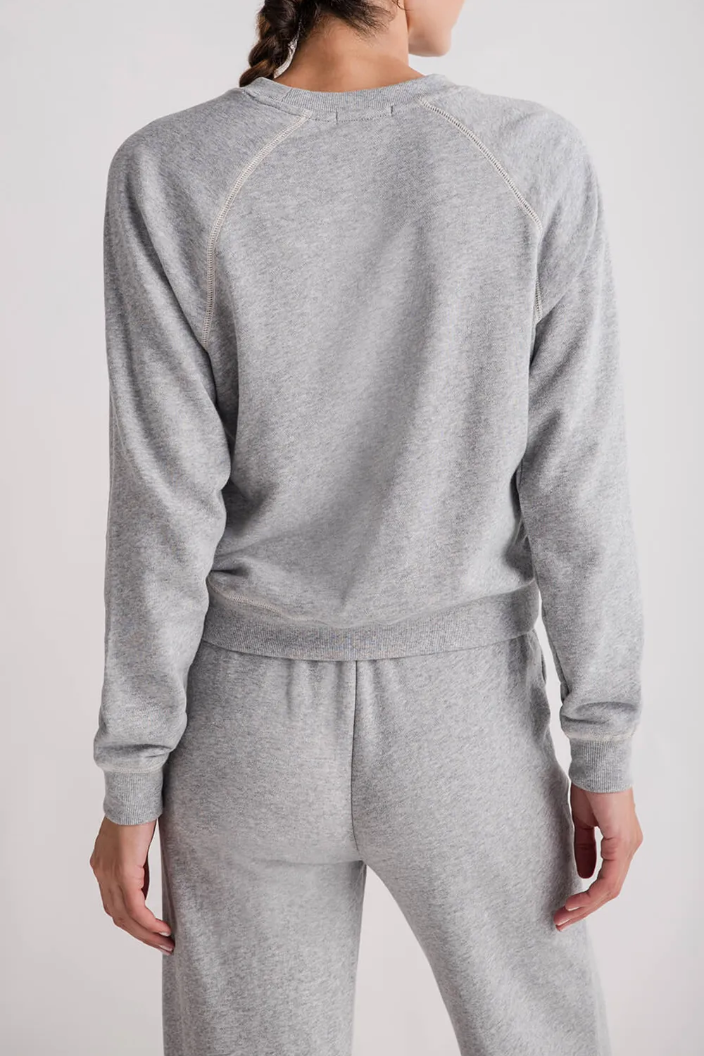 Z Supply Saldana French Terry Sweatshirt - classic heather grey