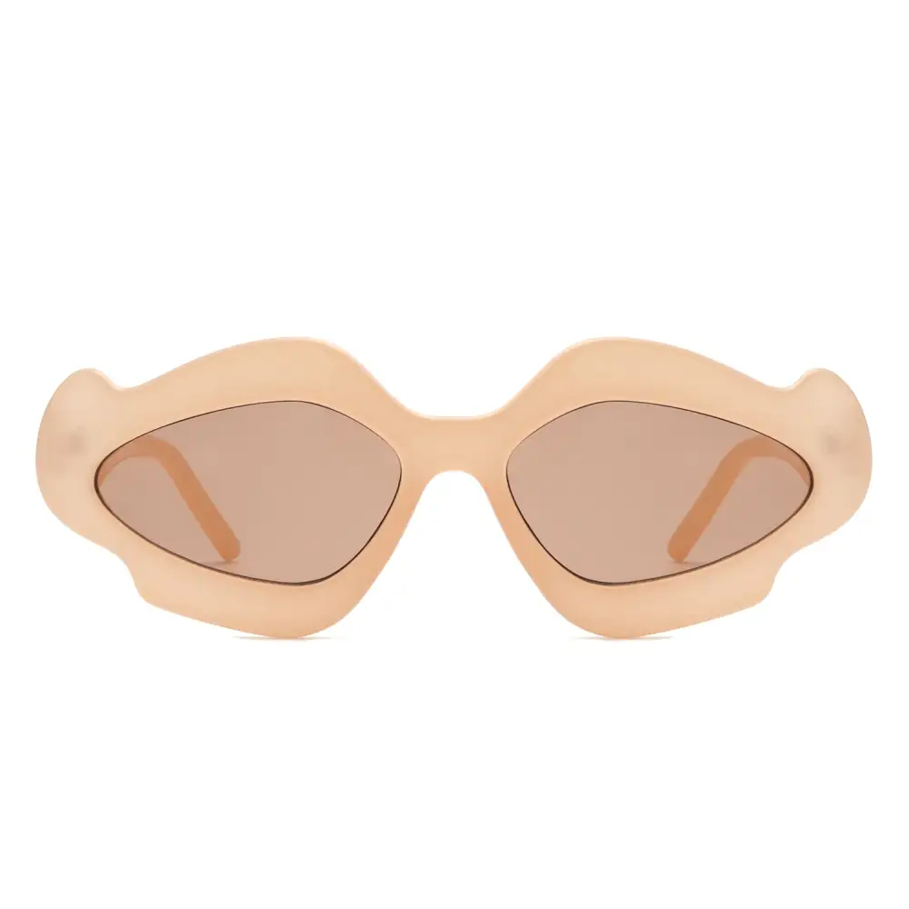 Geometric Wavy Design Sunglasses