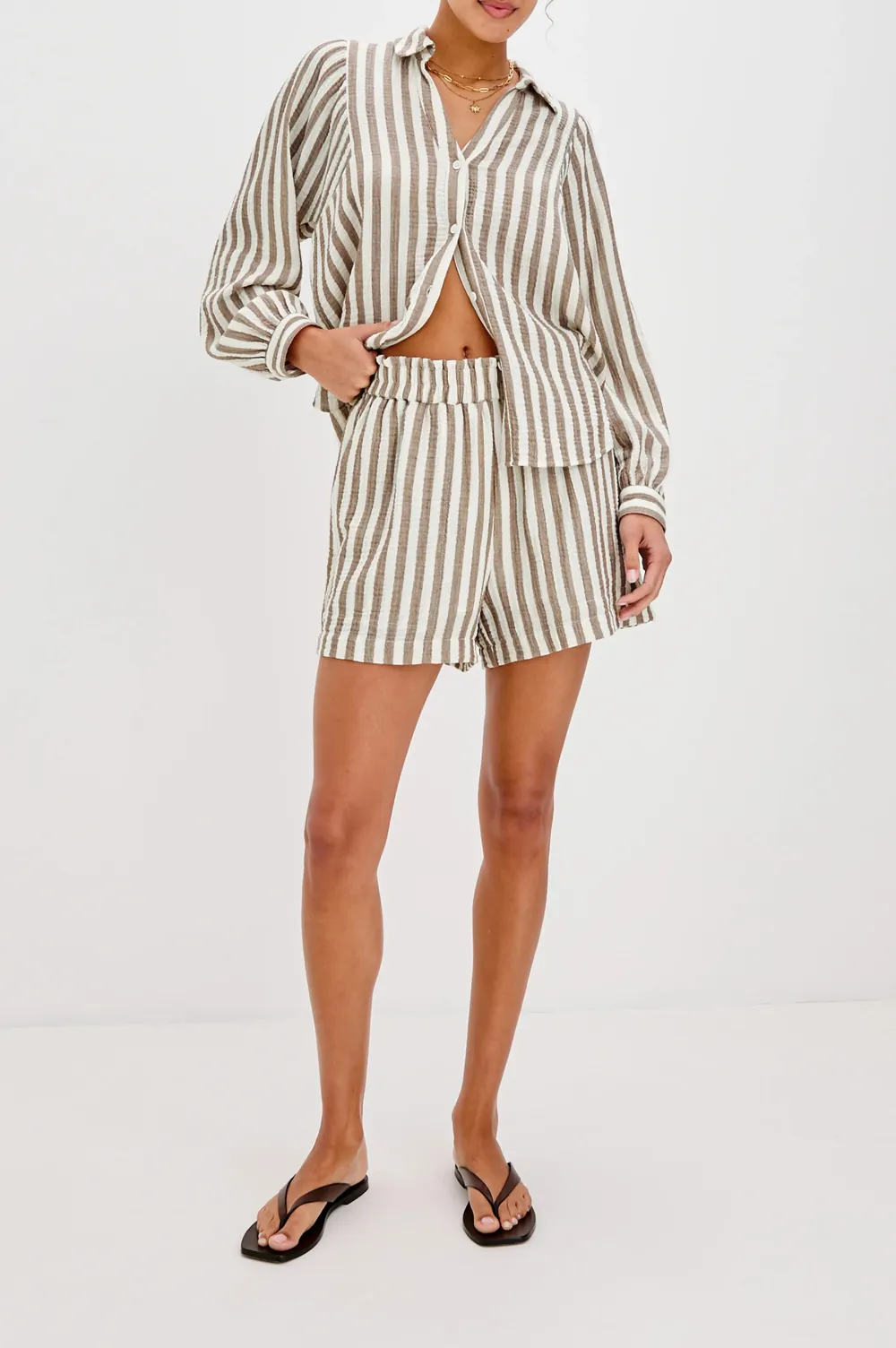 Loose Straight-Cut Loose Shorts