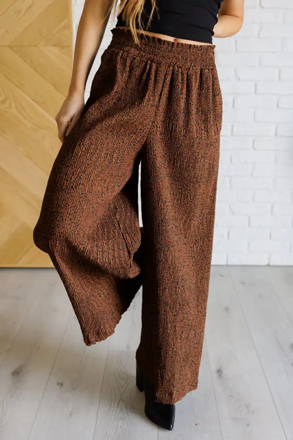 Harmony High Rise Wide Leg Pants In