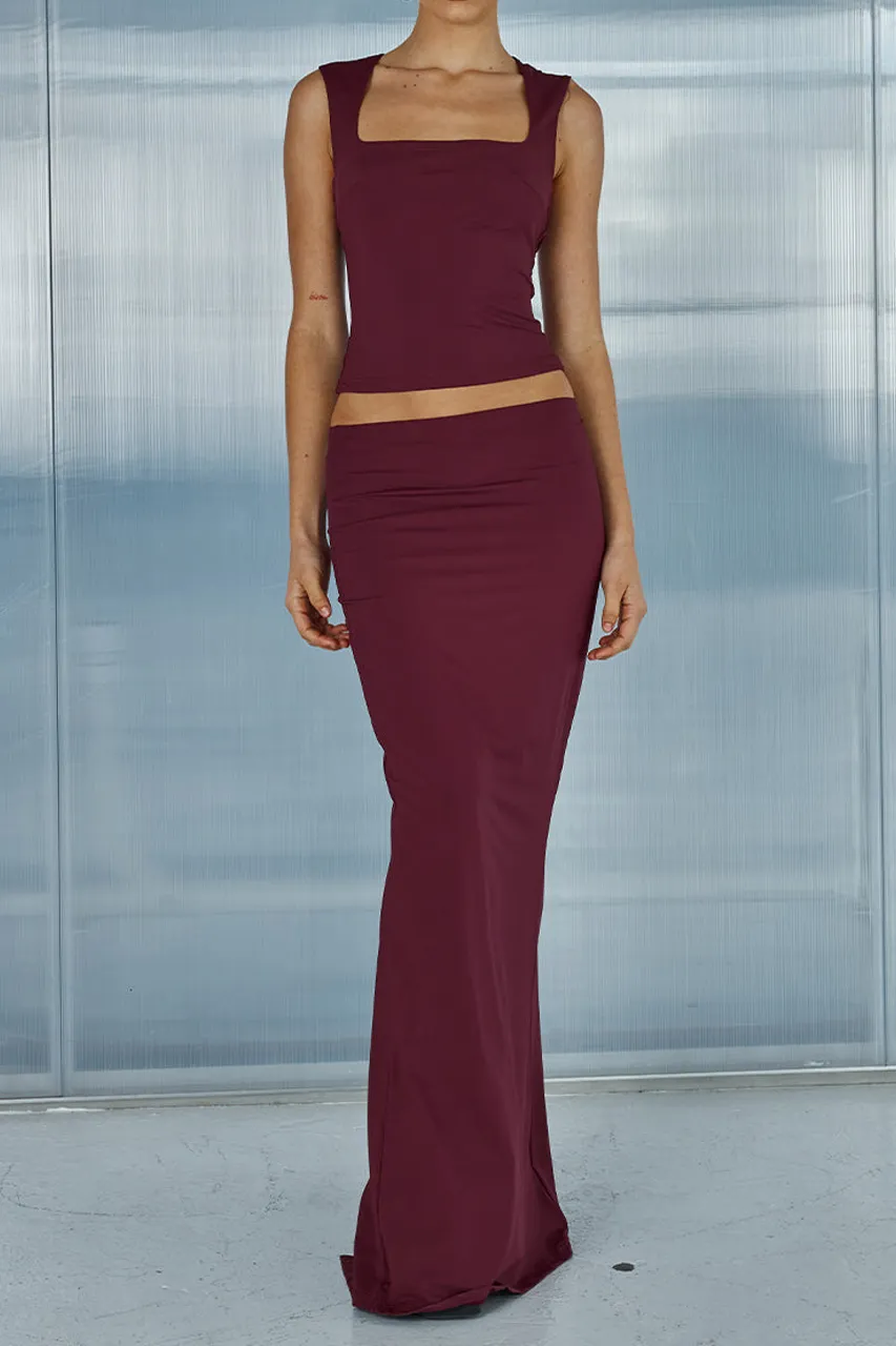 White Flat Neck Tops