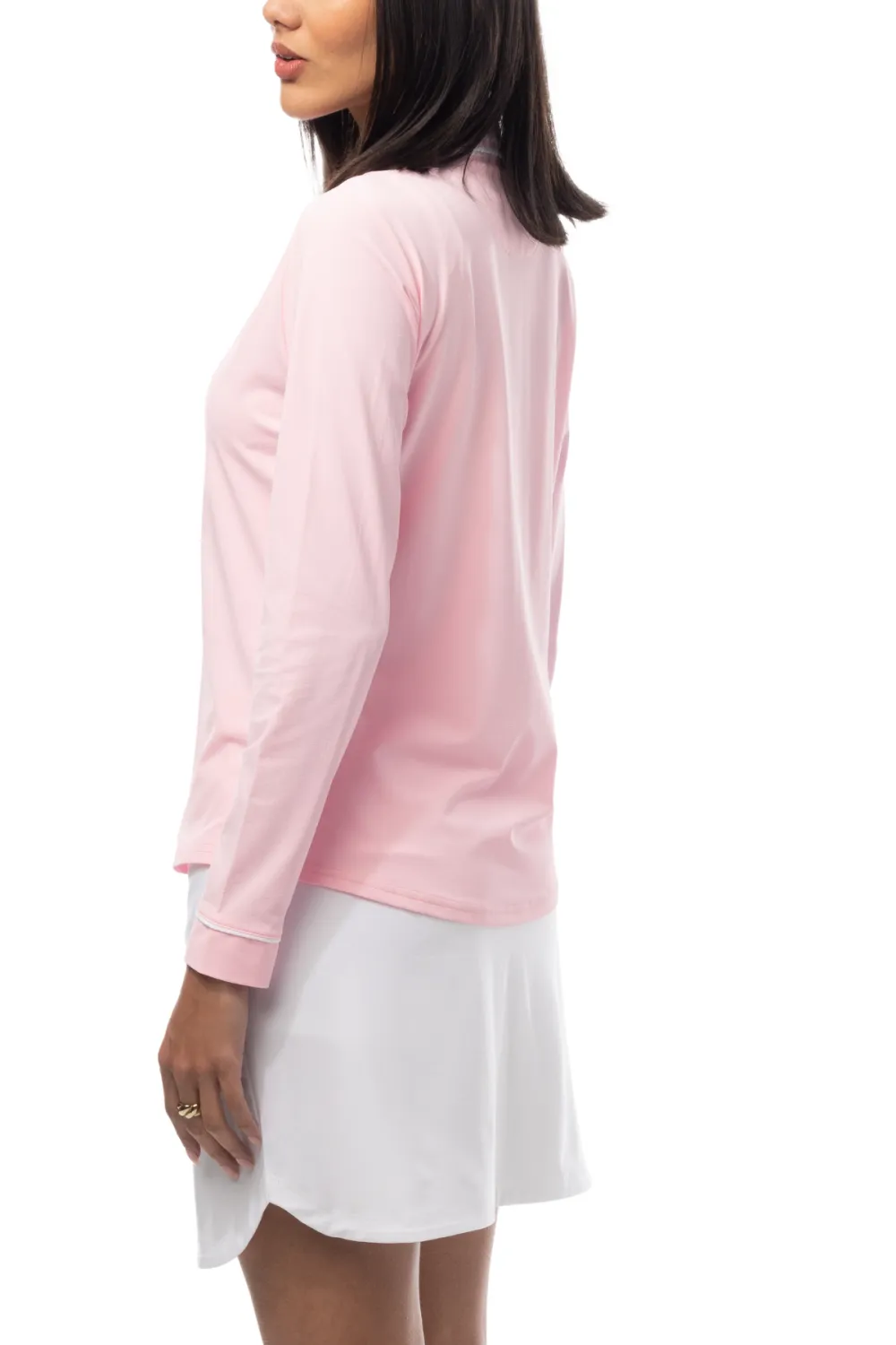Button Long Sleeve Mesh Shirt