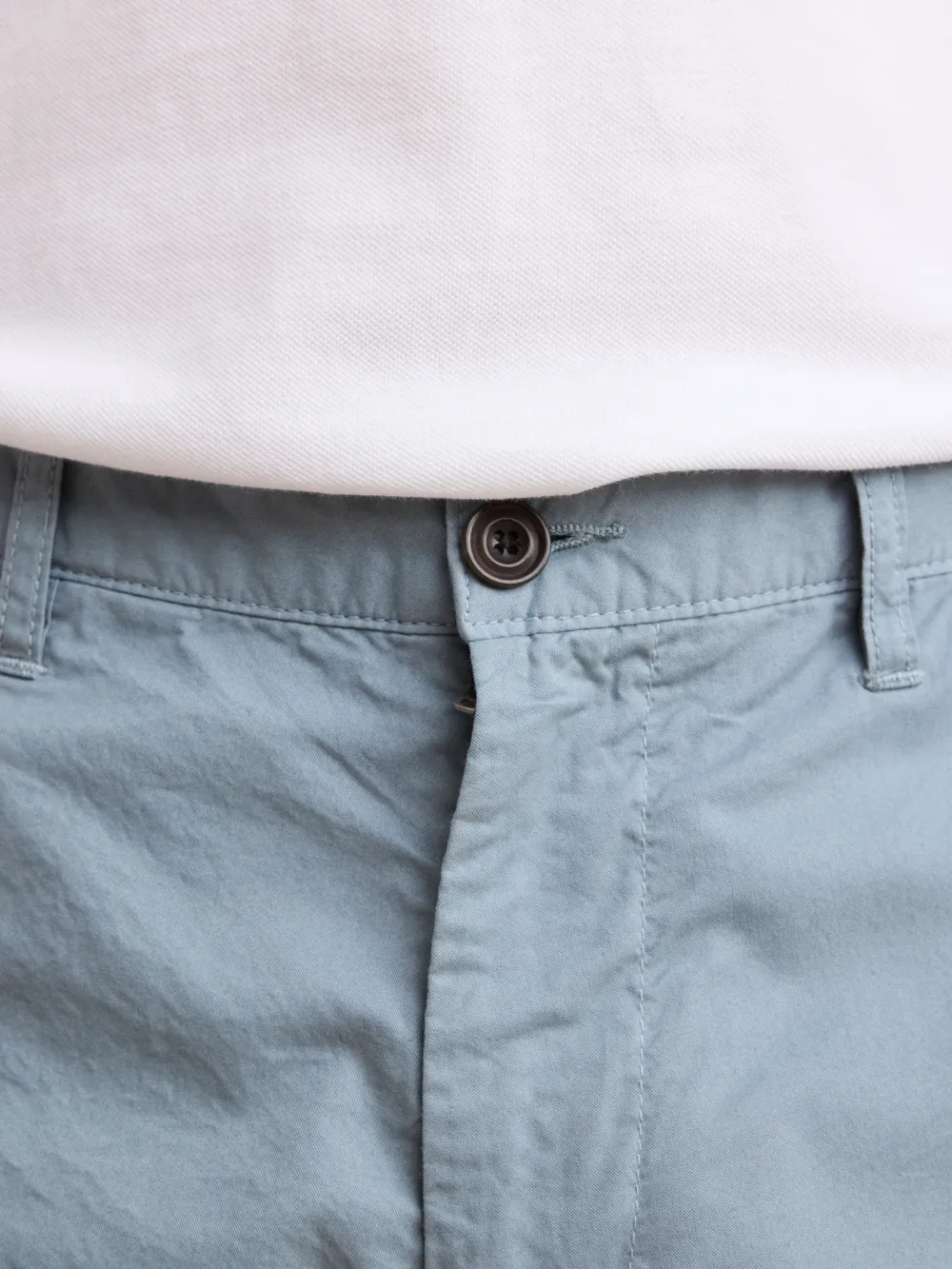 Celadon Green Regular Fit Short