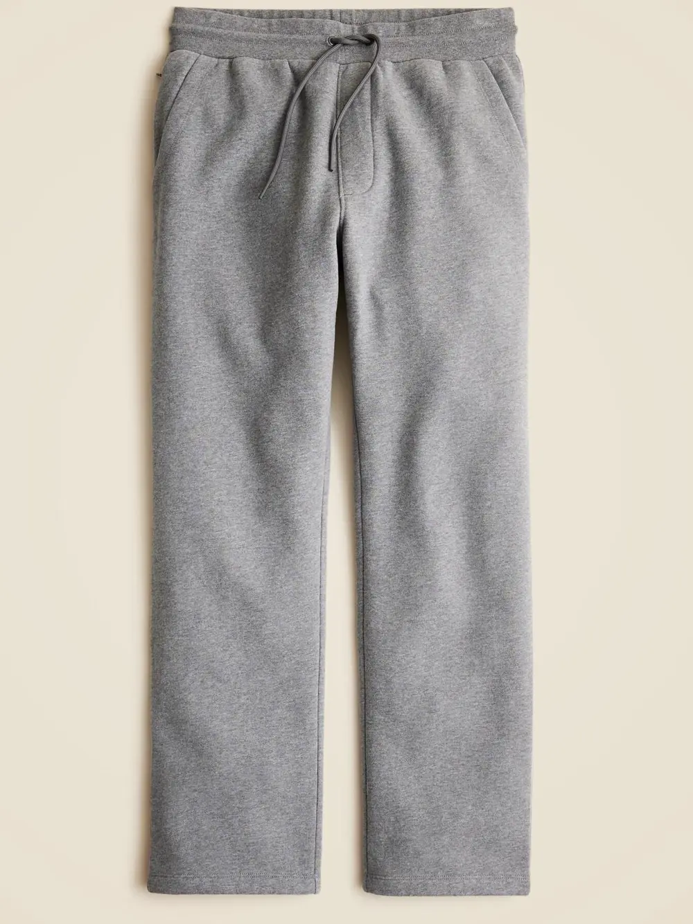 Gray Elastic Waist Men's Lounge Pants